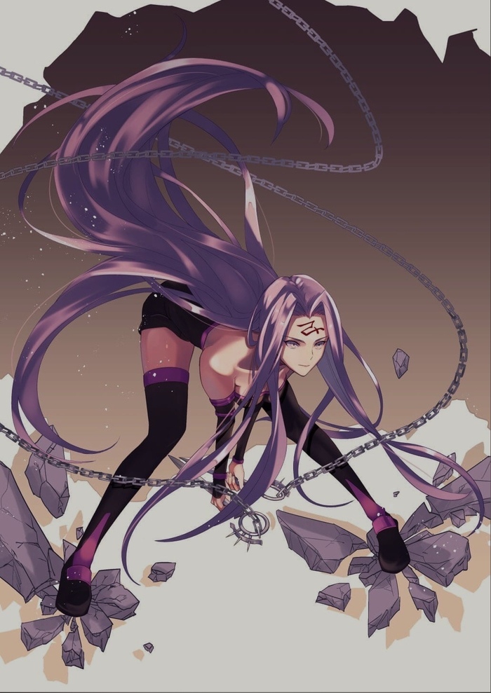 Medusa , Anime Art, Fate, Fate-stay Night,  , 