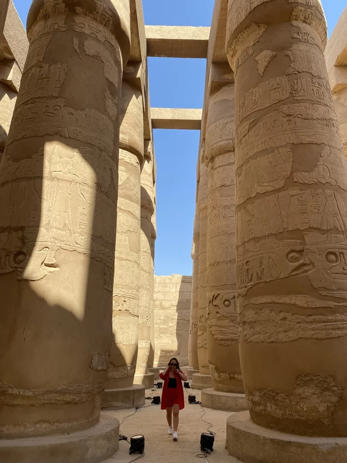 Temple of Karnak in Luxor. Egypt - My, Ancient Egypt, Egypt, Luxor, Antiquity, Longpost