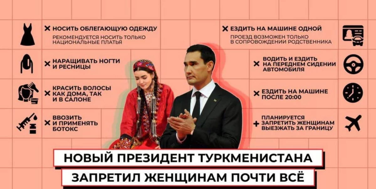 В какой стране женщина стала президентом. Жена президента Туркменистана 2022. Туркменистан запреты для женщин. Туркменистан законы для женщин.