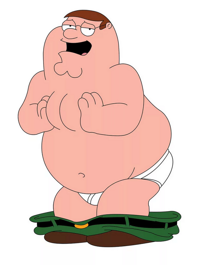 Naked Peter Griffin - Our Everything - Family guy, Peter Griffin, Naked stars, naked and funny, The Simpsons, Lois Griffin, Humor