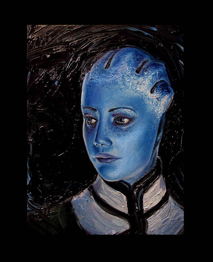 Mass Effect Oils -Liara- - Mass Effect, Лиара ТСони