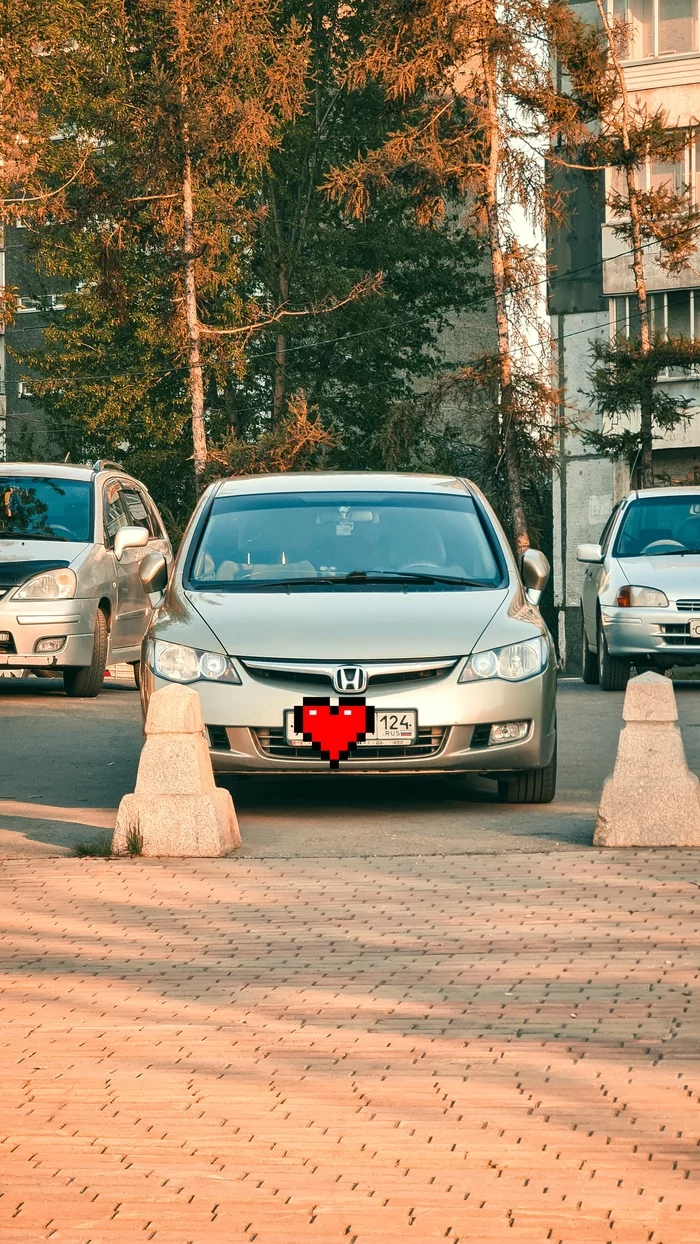 Honda Civic - My, Photo, Honda, Honda civic, Samsung, Krasnoyarsk, The photo