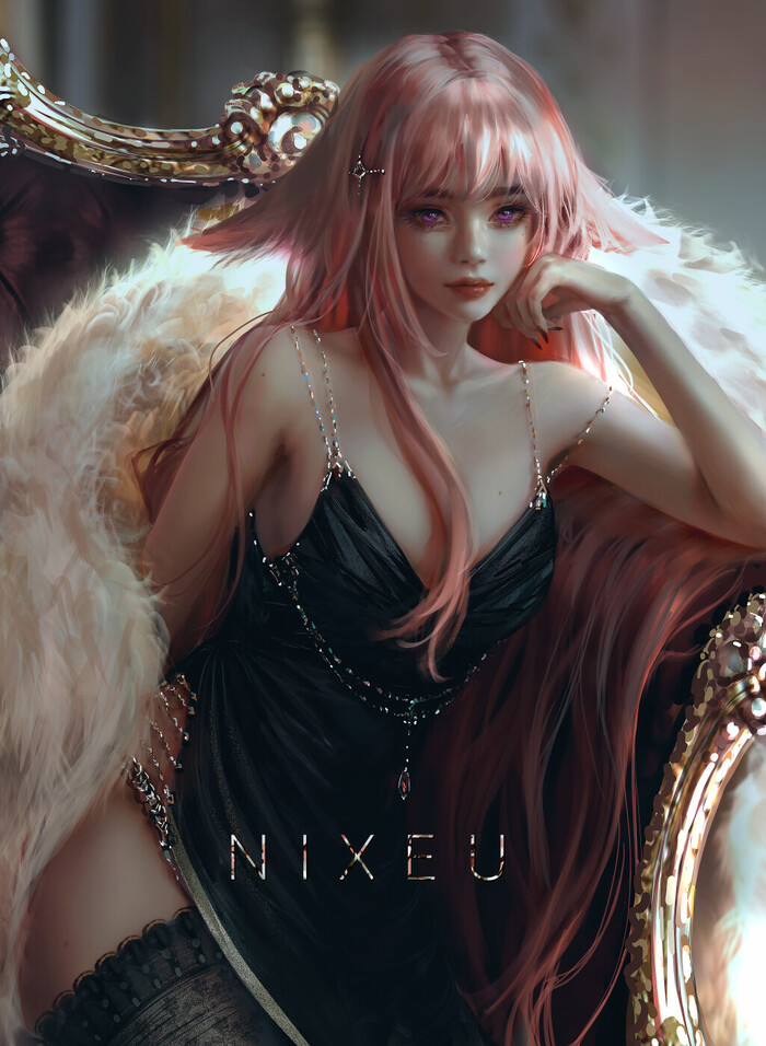 Elegant Yae , ArtStation, , , Yae Miko (Genshin Impact), Genshin Impact, , Nixeu