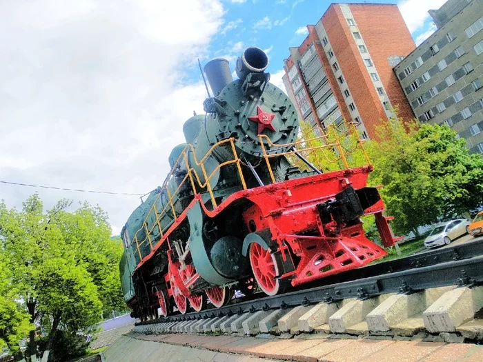 Monument Steam locomotive - My, Railway, Monument, A train, Russian Railways, The Great Patriotic War, Penza, Longpost