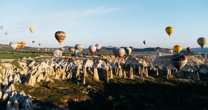 Hot air balloons over Goreme in spring - My, Travels, Relaxation, Turkey, Cappadocia, The photo, Balloon, Longpost
