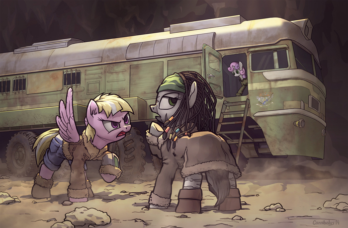   My Little Pony, Original Character, Sweetie Belle, Sweetie Bot, Fallout: Equestria, Cannibalus