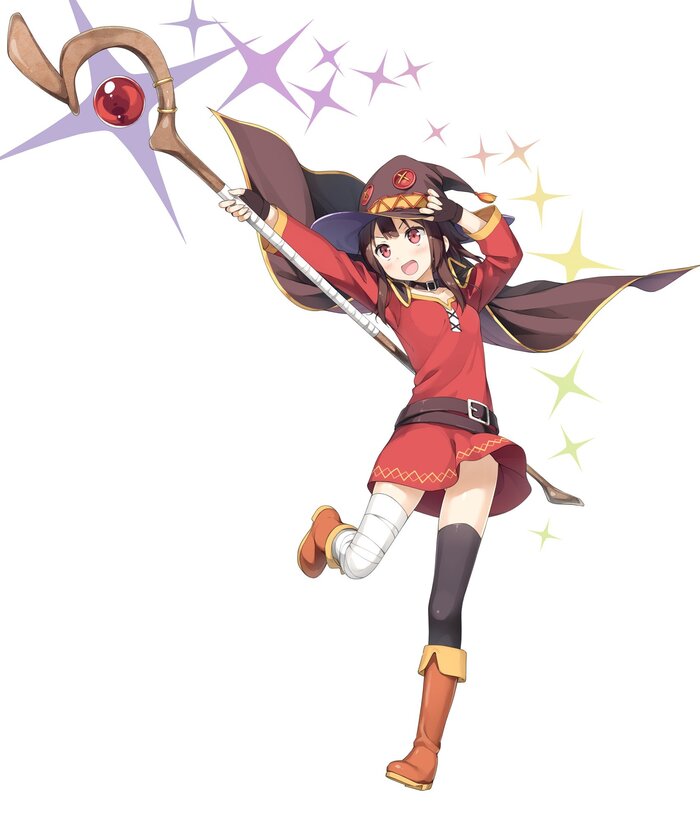 Sayonara Anime Art, , , , Megumin, Konosuba, Kantoku