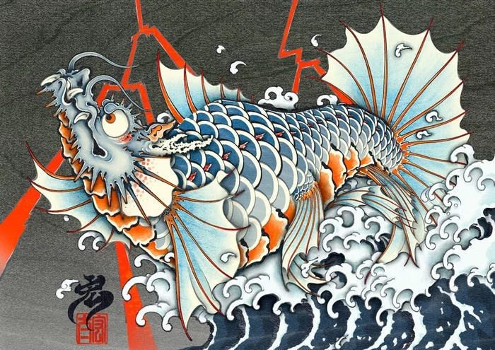 A word about the redfin carp - My, Parable, Story, China, Japan, Buddhism, Zen, Translation, Longpost