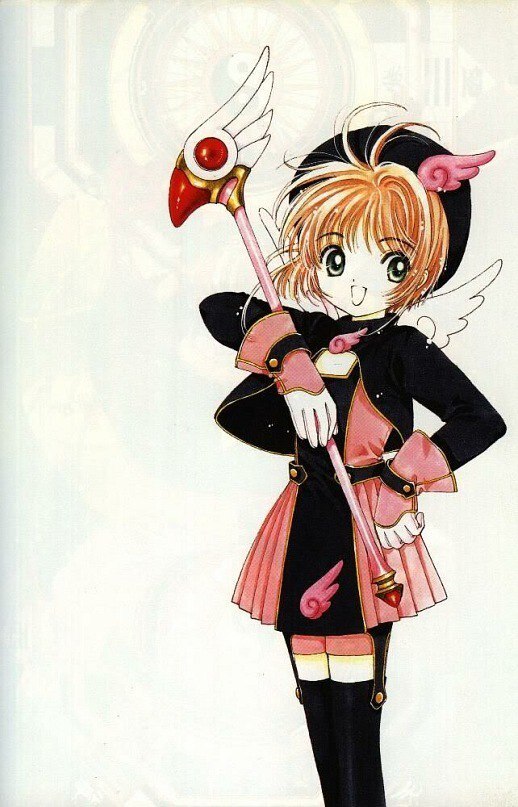 Оф. арты Cardcaptor Sakura - Аниме, Anime Art, Cardcaptor Sakura, Kinomoto Sakura, Kero, Длиннопост