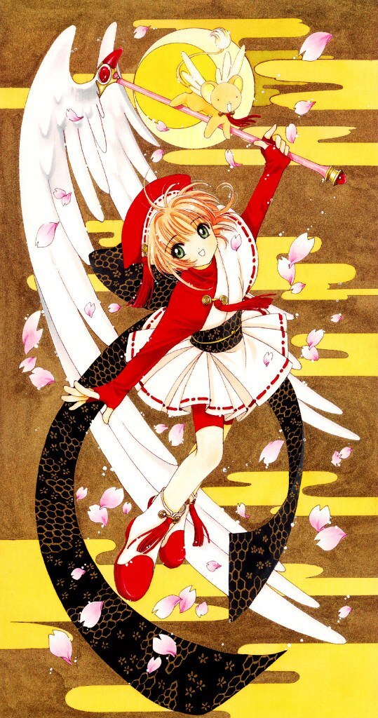 Of. - Anime, Anime art, Cardcaptor Sakura, Kinomoto Sakura, Kero, Longpost