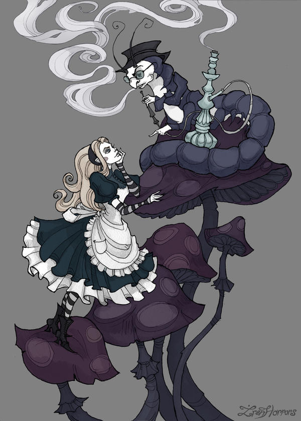 Alice, crazy and not so - Modern Art, Art, Alice in Wonderland, Alice: Madness Returns, Dark fantasy, White Rabbit, Cheshire Cat, Red Queen, Mad Hatter, Jabberwock, Longpost, IrenHorrors