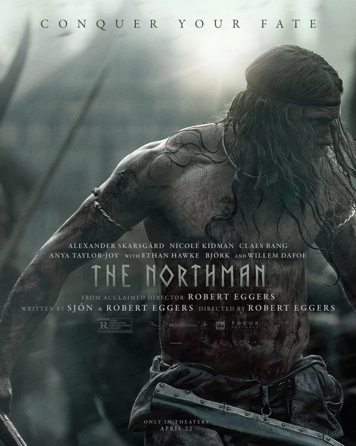 Советую посмотреть Варяг/Северянин/The Northman (2022) - Моё, Советую посмотреть, Варяги, Фильмы, Новинки кино, Драма, Боевики, История