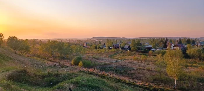 Siberian evening - Irkutsk, Siberia, Village