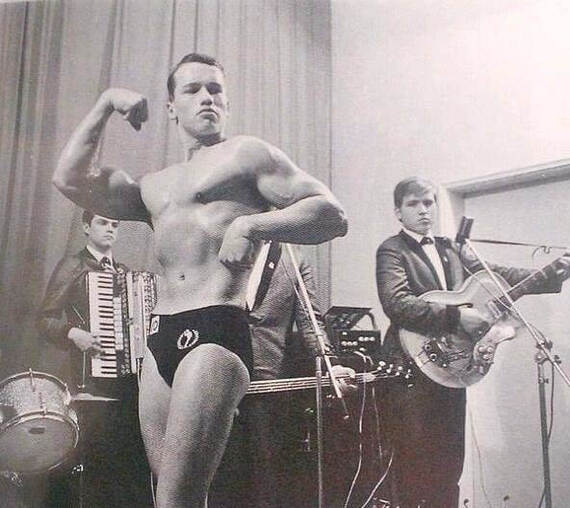 16 year old Arnie - Arnold Schwarzenegger, Jock, Old photo, Body-building, Actors and actresses