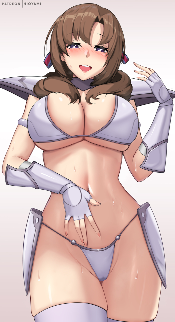  Hioyami, , , Anime Art,  , Tsuujou Kougeki ga Zentai Koug, Oosuki Mamako, , , MILF