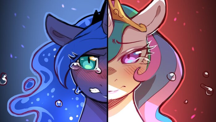 Sistears , My Little Pony, Ponyart, Princess Luna, Princess Celestia, CBTwi