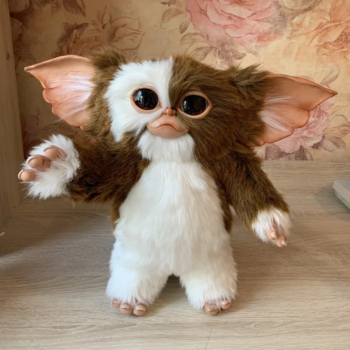 Gizmo handmade - My, Gizmo, Polymer clay, Handmade, Mixed media, Interior toy, Mogwai, Longpost