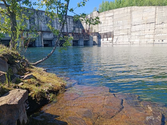 Somewhere in Kuzbass - My, Kemerovo region - Kuzbass, Hydroelectric power station, Nature, Environment, Career, Reclamation, Water, Longpost