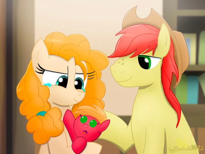 Перворождённый - My Little Pony, Big Macintosh, Bright Mac, Pear Butter