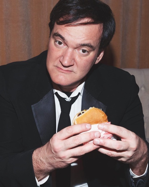 Time for a bite - Quentin Tarantino, Christoph Waltz, Hamburger