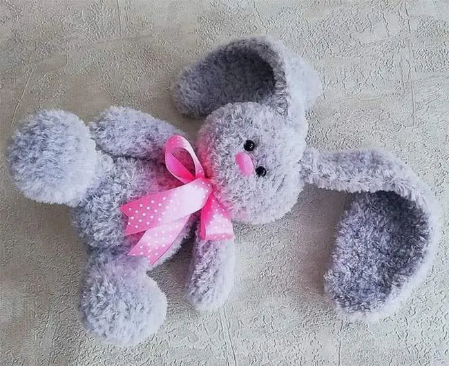 Crocheted bunnies. - My, Crochet, Amigurumi, Knitting, Knitted toys, Author's toy, Soft toy, Toys, Longpost