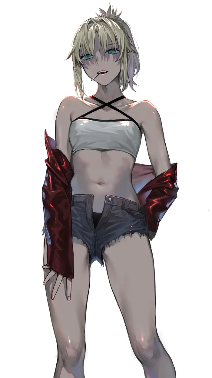 The most beautiful son in the world - Mordred, Fate, Fate apocrypha, Fate grand order, Saber, Anime art, Art, Tomboy, Nipi27, Anime