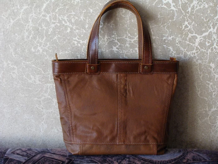 DIY bag for mom - My, Leather products, Natural leather, Accessories, Needlework without process, Craft, Lady's bag, Longpost