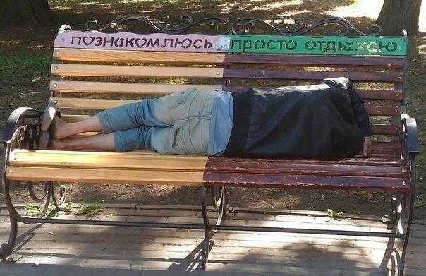 The head wants peace, but the ass wants adventure - Bench, Dream, Repeat