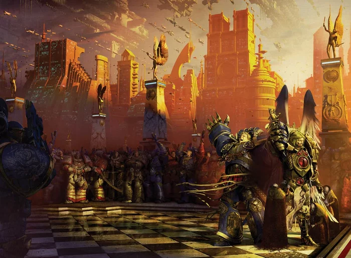 Вархаммер40к для чайников. Примархи: Робаут Жиллиман - Моё, Warhammer 40k, Adeptus Astartes, Ultramarines, Warhammer 30k, Chaos Space marines, Warhammer, Roboute Guilliman, Мат, Длиннопост