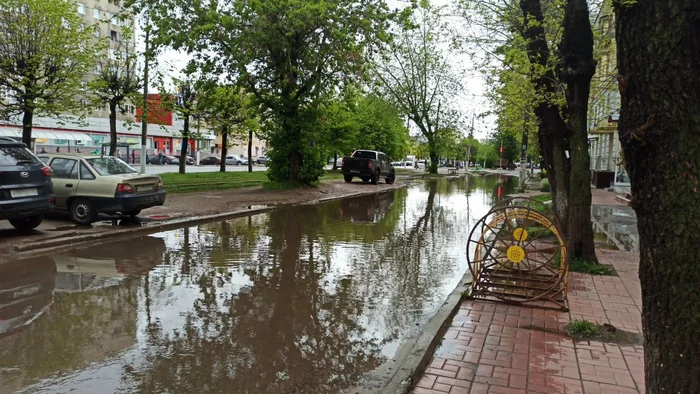 Have you been to Venice? - Tver, Rain, Puddle, Road, Spring