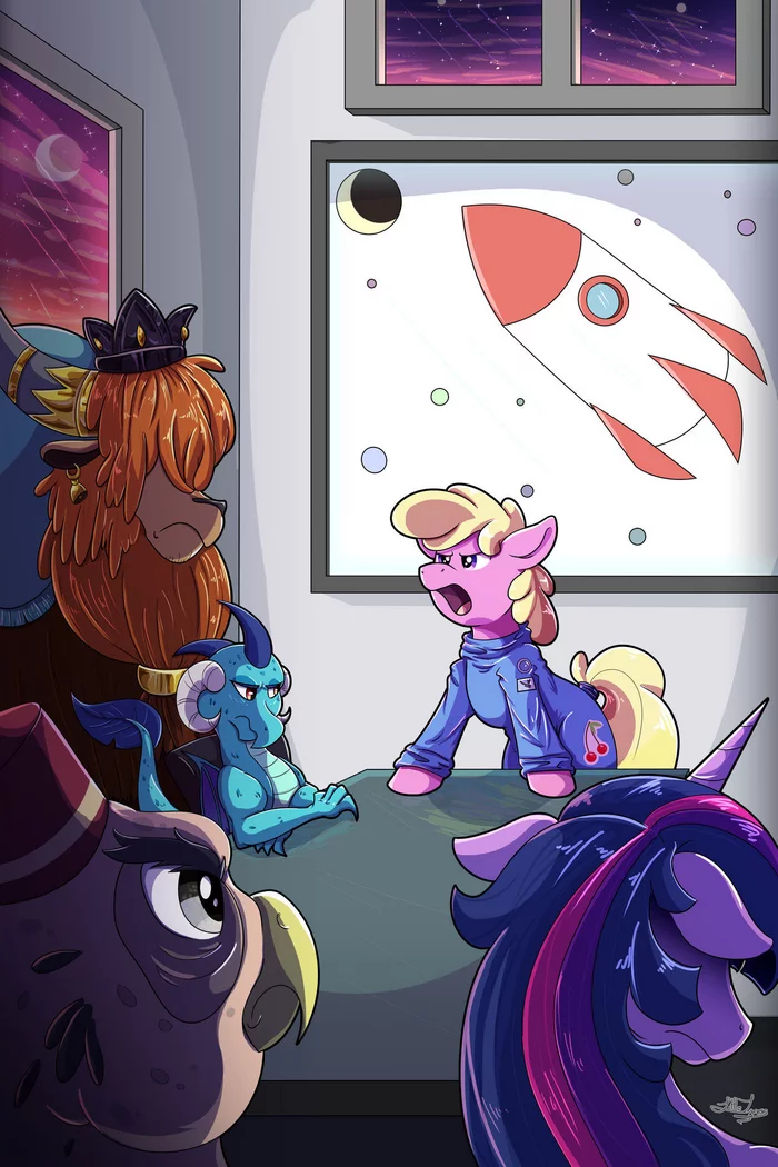 Changeling space program - My Little Pony, Twilight sparkle, Princess Ember, Prince Rutherford