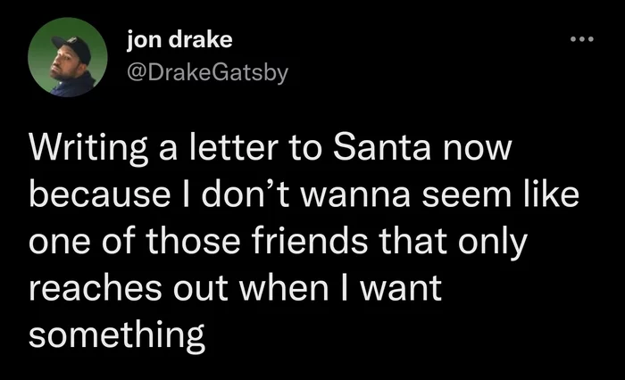 pierced - Santa Claus, Letter, Friends, Twitter, Screenshot