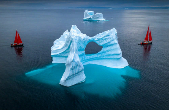 The beautiful and vanishing beauty of Greenland - Nature, Greenland, The photo, Travels, Sailboat, Ocean, Beautiful view, Longpost