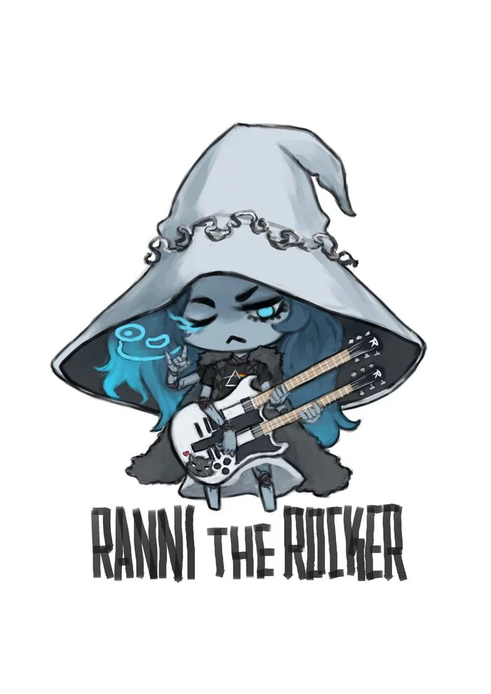 Ranni the Rocker! - Monorirogue, Art, Anime, Anime art, Games, Elden Ring, Ranni The Witch, Fromsoftware