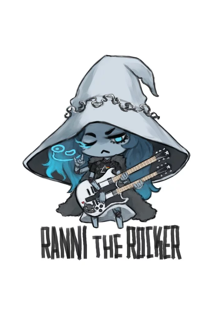 Ranni the Rocker! - Monorirogue, Арт, Аниме, Anime Art, Игры, Elden Ring, Ranni The Witch, Fromsoftware