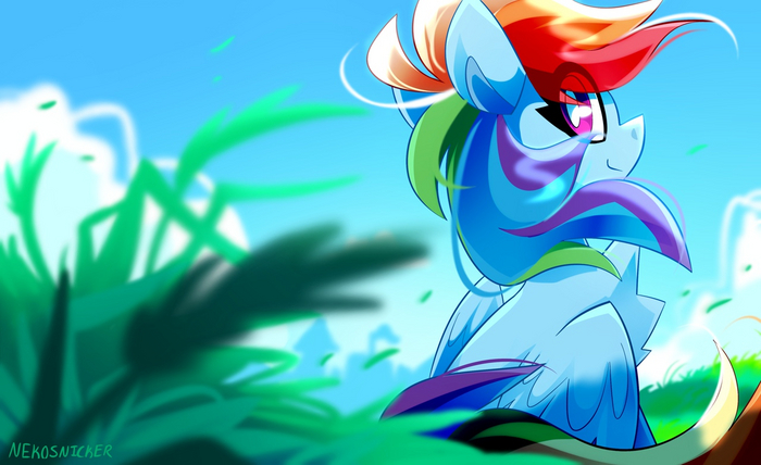  My Little Pony, Rainbow Dash, Nekosnicker