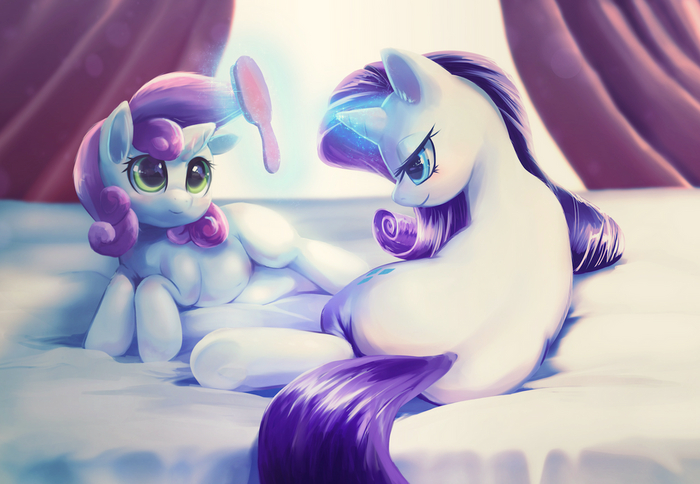   My Little Pony, Ponyart, Rarity, Sweetie Belle