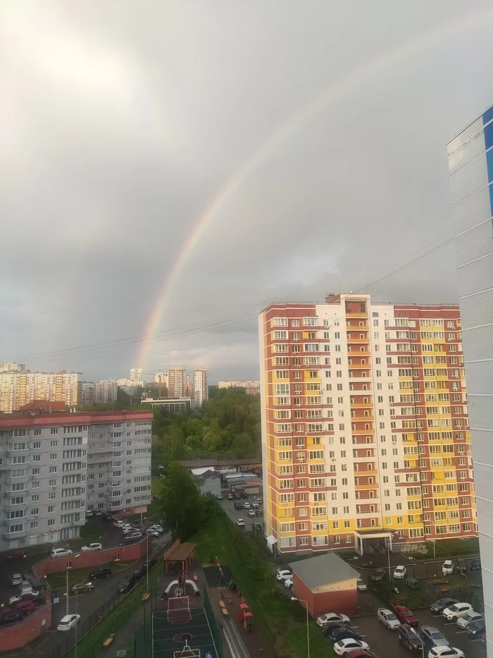 Радуга над Ижевском - Моё, Радуга, Фотография, Ижевск