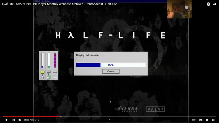 Стрим прямиком из мая 1999 года - Ретро, Стрим, YouTube, Half-Life, Компьютер, Компьютерные игры, Видео