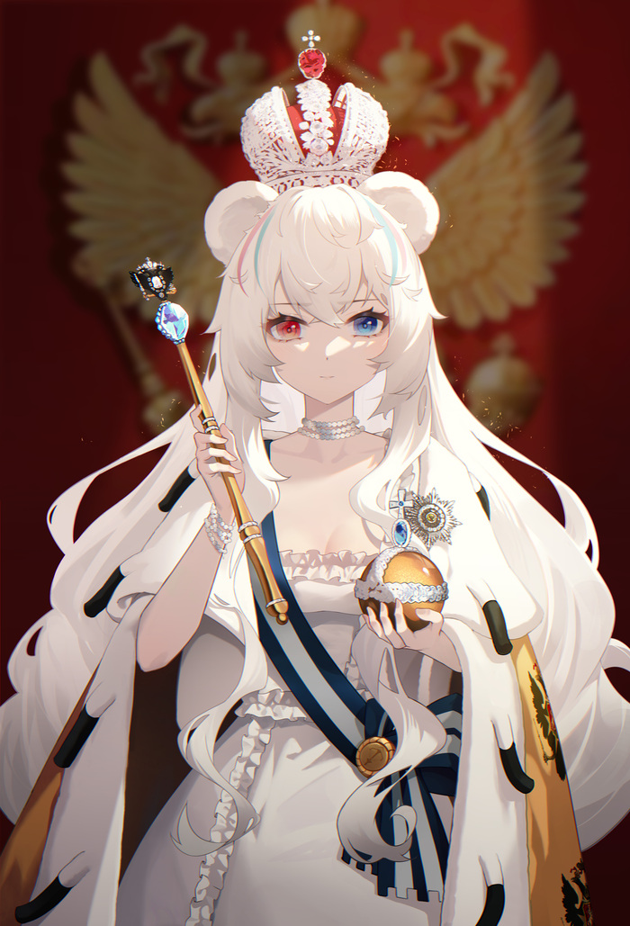   , Anime Art, Arknights, Rosa (Arknights),  , Animal Ears