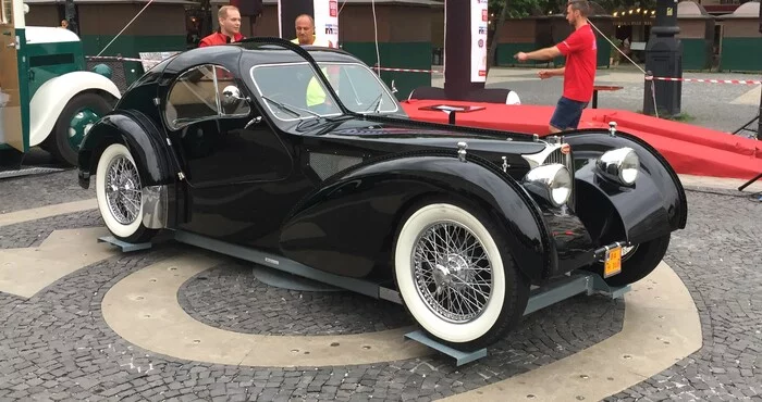 Bugatti Type 57 - Моё, Ретроавтомобиль, Bugatti, Ретро, Авто