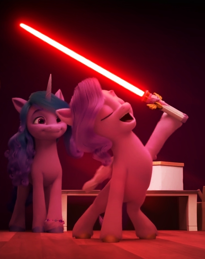      My Little Pony, Ponyart, MLP G5, Pipp Petals, Izzy Moonbow, Star Wars