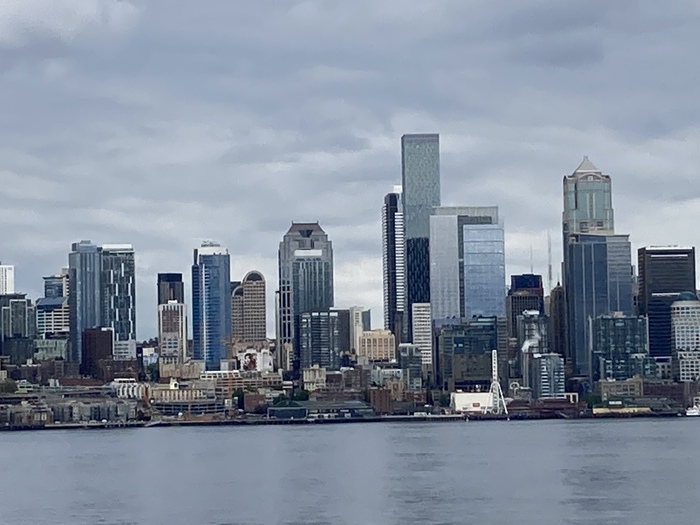 Сиэтл. Вид с моря Фотография, Путешествия, Порт, Сиэтл, Мобильная фотография, Длиннопост