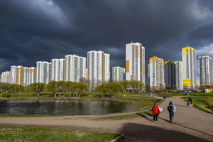 Before the storm - My, The photo, Saint Petersburg, Sunset, Thunderstorm