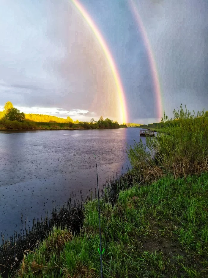 Рыболовное - Моё, Шуя, Иваново, Фотография, Рыбалка, Радуга