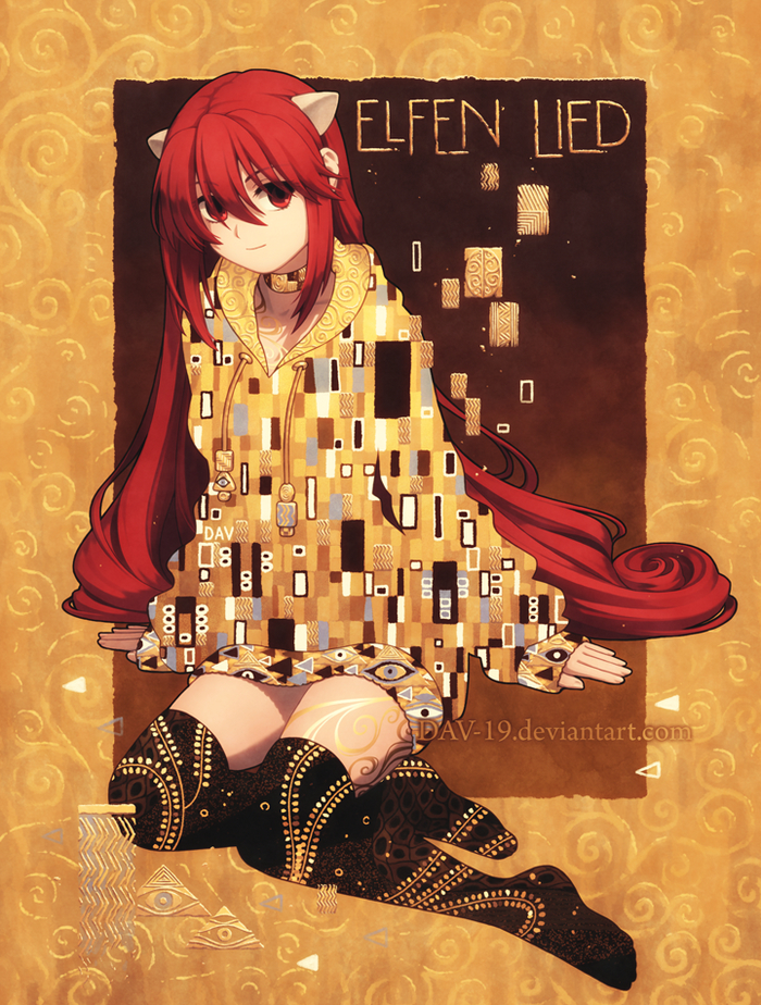 Lucy , , Anime Art, Elfen Lied, Lucy (Elfen Lied), , Dav-19