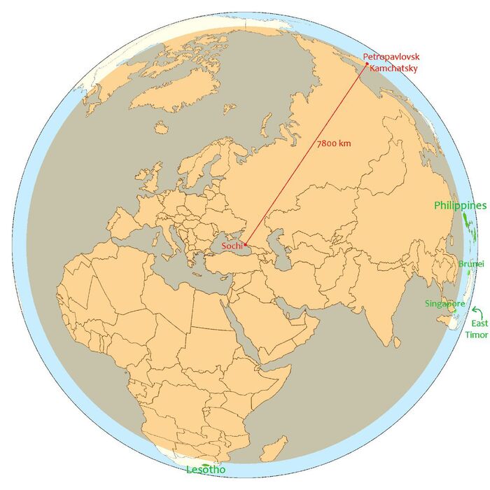 Насколько Россия большая Интересное, Карты, Познавательно, Европа, Россия
