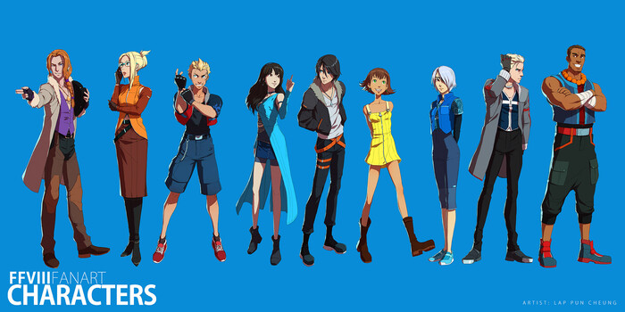 FFVIII FanConcept , ArtStation, Final Fantasy VIII, -, , , 