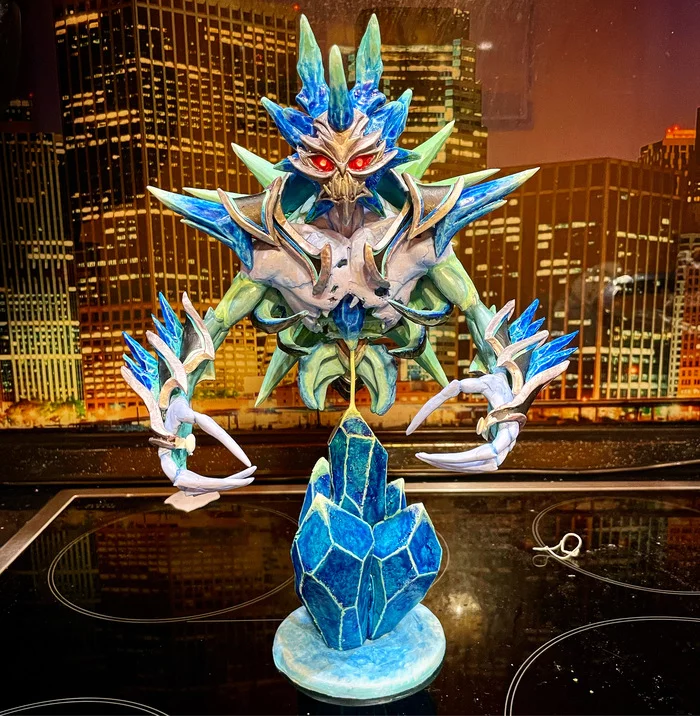 Dota 2 Ancient Apparition Frozen Evil - My, Polymer clay, Dota 2, Figurines, Collectible figurines, Handmade, Longpost