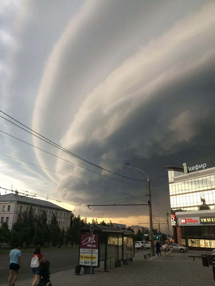 Ответ Vburitto в «Перед грозой» - Моё, Природа, Гроза, Фотография, Мобильная фотография, Ответ на пост